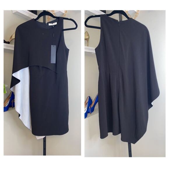 Halston Heritage one shoulder dress - Picture 2 of 11